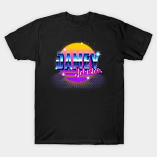 Design Proud Name Birthday 70s 80s 90s Color T-Shirt